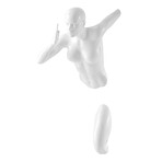 Woman Sculpture Wall Runner // 20" // White