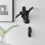 Woman Sculpture Wall Runner // 20" // Black