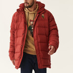 Watt Puffer Jacket // Red (S)