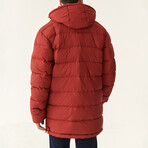 Watt Puffer Jacket // Red (S)