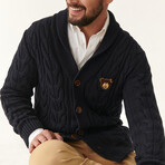Ronny Cardigan // Dark Navy (2XL)