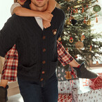 Ronny Cardigan // Dark Navy (2XL)