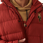 Watt Puffer Jacket // Red (S)