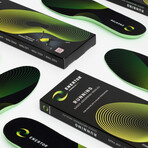 Enertor PX1 Running Insoles // Green + Black (US Men's Size 6-7)