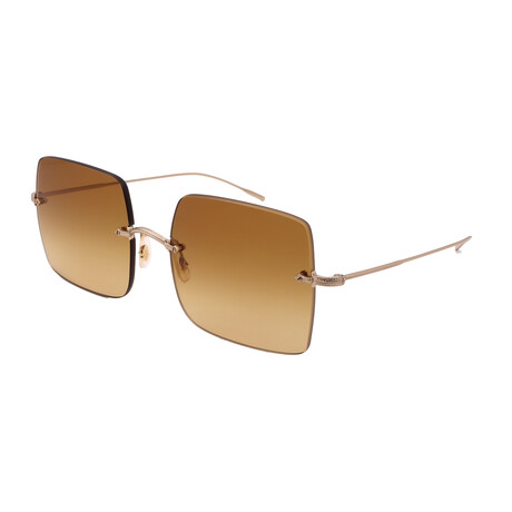 Oliver Peoples // Unisex OV12638S 50352L Sunglasses // Gold + Brown Gradient