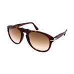 Persol // Men's PO0649 24/51 Sunglasses // Havana + Gradient Brown