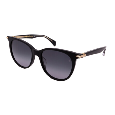 Rag & Bone // Men's Square Sunglasses // Black + Gray Gradient