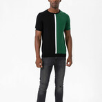 Héctor Pullover // Black + Green (S)