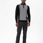 Jacobo Pullover // Black + Gray Melange (S)