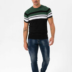 Reinaldo Pullover // Black + Green (S)