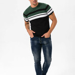 Reinaldo Pullover // Black + Green (S)