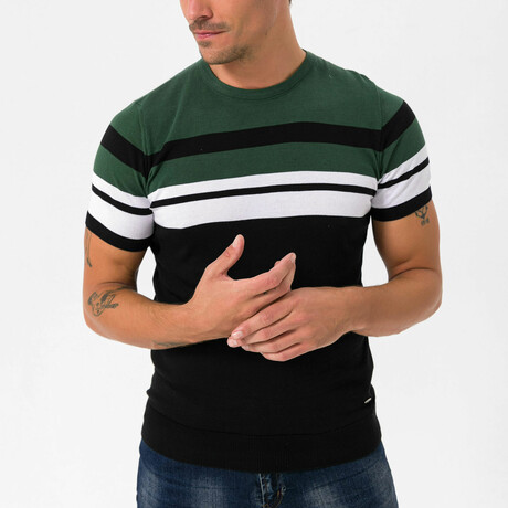 Reinaldo Pullover // Black + Green (S)
