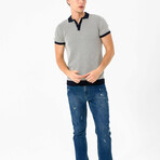 Moreno Pullover // Navy + Beige (S)