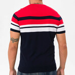 Reinaldo Pullover // Navy + Red (S)