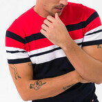 Reinaldo Pullover // Navy + Red (S)