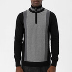 Jacobo Pullover // Black + Gray Melange (S)