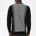 Jacobo Pullover // Black + Gray Melange (S)