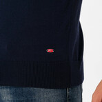 Reinaldo Pullover // Navy + Red (S)