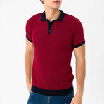 Moreno Pullover // Navy + Bordeaux (S)