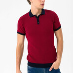 Moreno Pullover // Navy + Bordeaux (S)