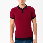 Moreno Pullover // Navy + Bordeaux (S)