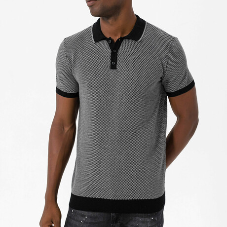 Moreno Pullover // Black + Gray (S)