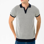 Moreno Pullover // Navy + Beige (S)