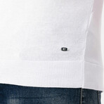 Reinaldo Pullover // White + Navy (S)