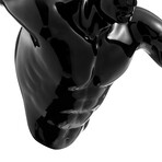 Man Sculpture Wall Runner // 20" // Black