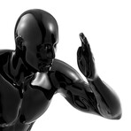 Man Sculpture Wall Runner // 20" // Black