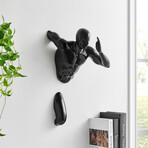 Man Sculpture Wall Runner // 20" // Black