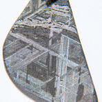 Genuine Natural Muonionalusta Meteorite Pendant with 18" Sterling Silver Chain // 8g