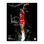 Artis Gilmore // Signed Chicago Bulls Slam Dunk Spotlight Action // 8x10 Photo w/HOF'11