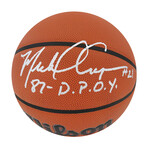 Michael Cooper // Signed Wilson Indoor/Outdoor NBA Basketball // w/87 NBA DPOY