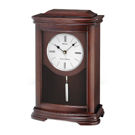 Suki Chime Mantel Clock // Brown