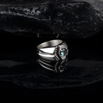 Aquamarine Gemstone Ring // Style 2 (6)