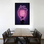 Love Yourself Print on Acrylic Glass // Enkel Dika (16"W x 24"H x 0.25"D)