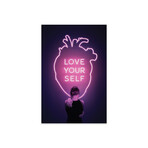 Love Yourself Print on Acrylic Glass // Enkel Dika (16"W x 24"H x 0.25"D)