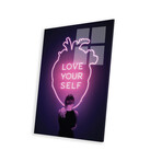 Love Yourself Print on Acrylic Glass // Enkel Dika (16"W x 24"H x 0.25"D)