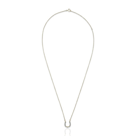 14K Yellow Gold Diamond Necklace I // 18" // Pre-Owned