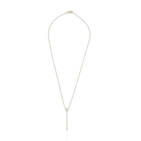 Fine Jewelry // 14K Yellow Gold Diamond Necklace // 18" // New