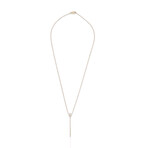 Fine Jewelry // 14K Yellow Gold Diamond Necklace // 18" // New