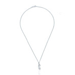 Visconti // 18K White Gold Diamond Water Horse Charm Pendant // Pendant Only // New