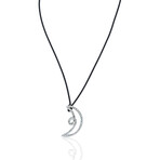 18K White Gold Diamond Necklace // 16" // New