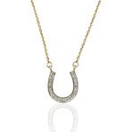 14K Yellow Gold Diamond Necklace I // 18" // Pre-Owned