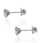Fine Jewelry // 18K White Gold Diamond Stud Earrings I // Pre-Owned ...