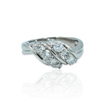 Platinum Diamond Ring // Ring Size: 6.5 // New