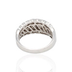 14K White Gold Diamond Ring // Ring Size: 7.75 // Pre-Owned