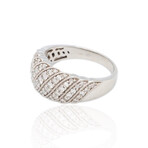 14K White Gold Diamond Ring // Ring Size: 7.75 // Pre-Owned