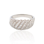 14K White Gold Diamond Ring // Ring Size: 7.75 // Pre-Owned